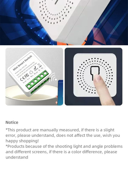 Smart Switch Module WiFi ZigBee Tuya Smart Life App Remote DIY Delay Support 2-way Control with Alexa Google Home Voice Control