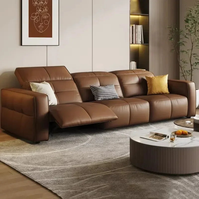 Luxury Couch Reclining Sofas Leather Black Seating Power Office Reclining Sofas Massage Sillas De Escritorio Home Furniture