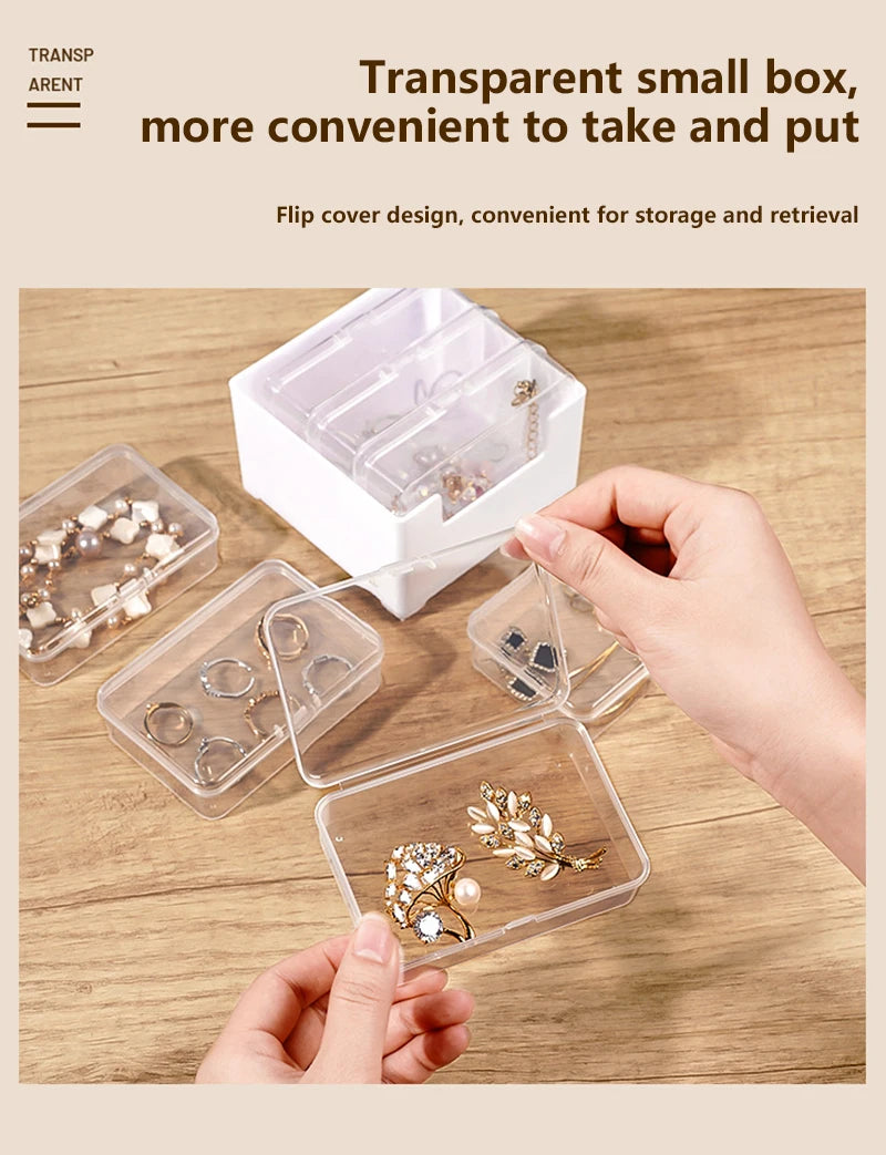 1Set Cable Storage Box Multifunctional Desk Organizer Bag Wire Charging Management Box Jewelry Storage Container For Home Office