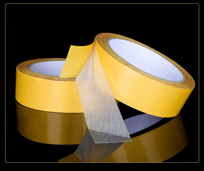 Ruban adhésif Double face à Fixation Super fin et solide, maille translucide robuste, étanche, sans trace, grille puissante 2030
