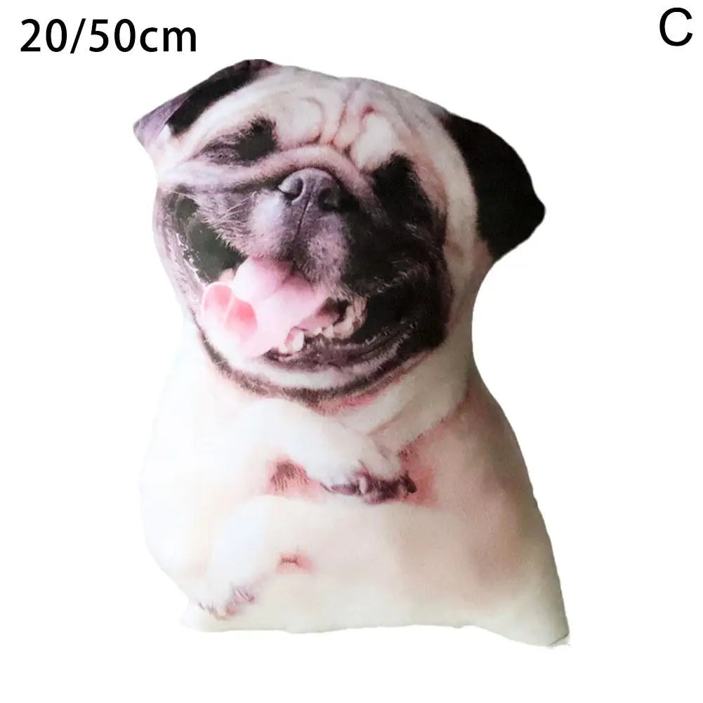 3d Simulatie Hond Shiba Bulldog Toy Labrador Corgi Schattige Kussen Auto Huisdecoratie Hondenliefhebber Simulated Dog Pillow