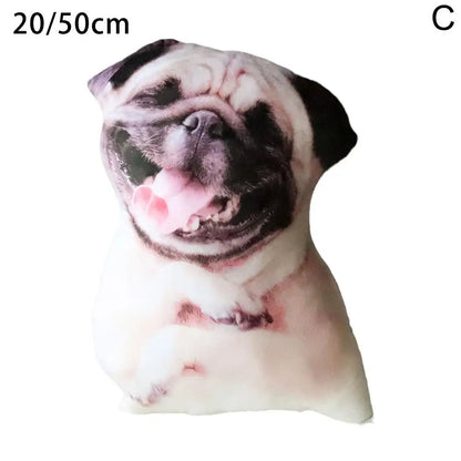 3d Simulatie Hond Shiba Bulldog Toy Labrador Corgi Schattige Kussen Auto Huisdecoratie Hondenliefhebber Simulated Dog Pillow