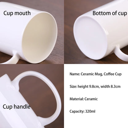 Funny Monkey on Toilet Ceramic Coffee Mug – Reusable, Hand-Wash Only – Humorous Cartoon Design with Detailed Illustration