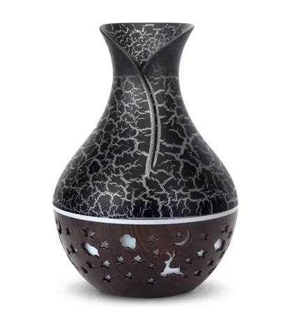 Wood Grain Humidifier 300ml USB Aroma Diffuser Atomizer USB Household Humidifier Hydrating Instrument Desktop Humidifier