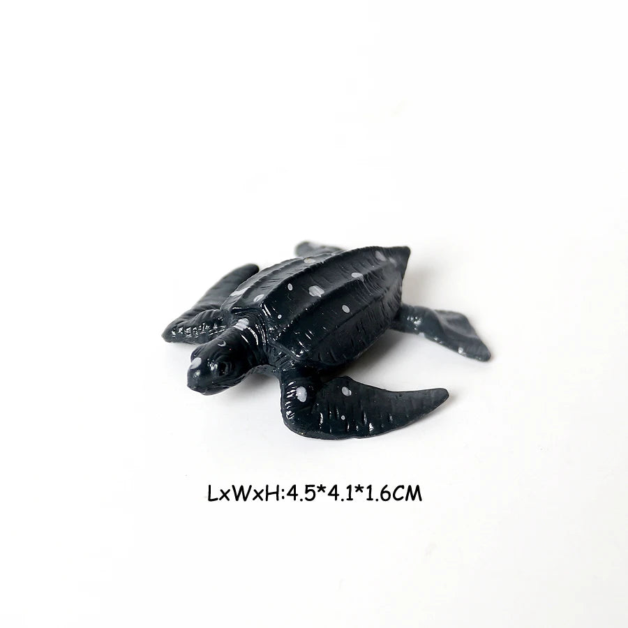 Simulation Chinese Softshell Leatherback Sea Turtle Snapping Turtles Tortoise Ocean Animal Model Education Toy Figures For Kids