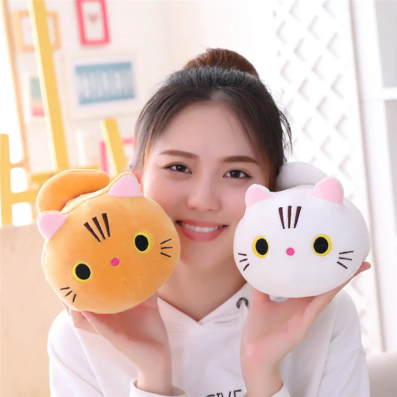 25-50CM Lovely Cute Cat Stuffed Plush Toy Cartoon Cat Children's Sleeping Doll Christmas Kawaii Cat Decoration Gifts