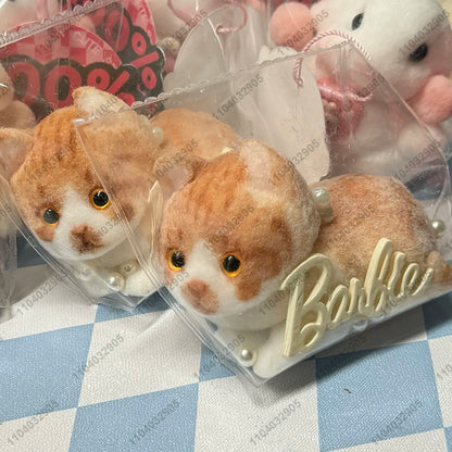 Kitty Taba Squishy Soft Cat Fidget Toy ASMR Cute Animal Squeeze Toy Anti Stress Funny Toys For Children Christmas Party Gift