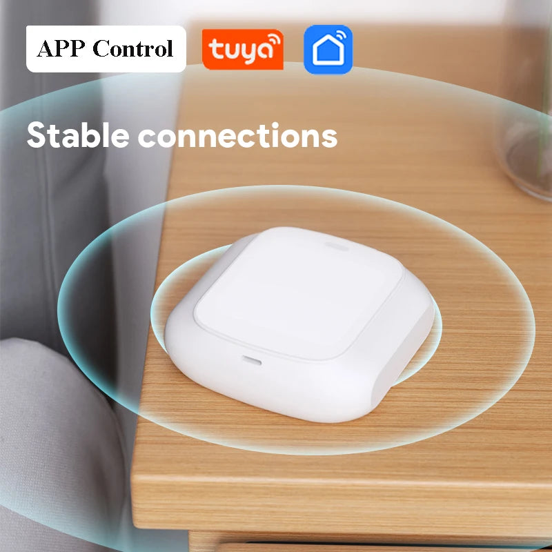 Tuya Smart WiFi/Zigbee Switch Push Button Switch 2Gang 4 Scene Wireless Smart Home Remote Controller Automation Scenario Switch