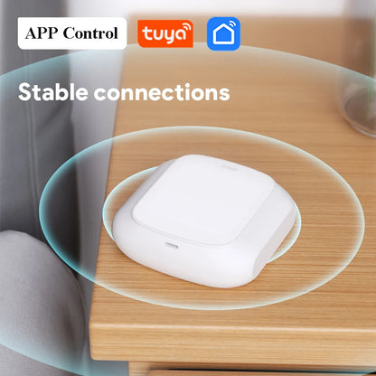 Tuya Smart WiFi/Zigbee Switch Push Button Switch 2Gang 4 Scene Wireless Smart Home Remote Controller Automation Scenario Switch