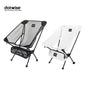 DOTWISE Portable Outdoor Camping Chair Breathable Moon Chair Fishing Chair  Aluminum Alloy MeshAnti-Sinking Lightweight Chair