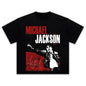 Michael Jackson Thriller Cotton TShirt Retro Streetwear Hip Hop Black Men's Clothing Women Clothing Tee 2026 Summer New T Shirt