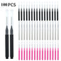 20/50PS Portable Mini Eyebrow Brushes Disposable Eyelash Brow Lifting Brush Applicators Lash Extension Comb Beauty Makeup Tools