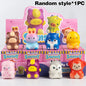 Funny Desktop Ornament Random Squishy Simulation Food Pizza Capybara Stress Ball Accessories Anti-stress Fidget Desk Decoration