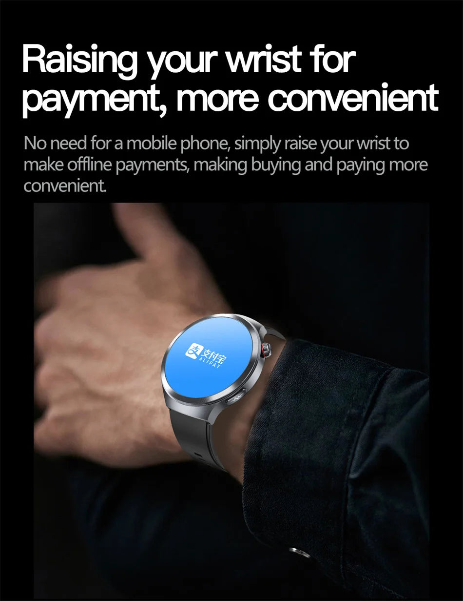 2026New 1.73-inch Sapphire AMOLED Smart Watch Men Women ECG Uric Acid Blood Pressure Health Track Call Clock Care Smartwatch NFC