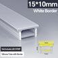 1M-10M LED Neon Rope Tube Soft Silicone Diffuser Channel Black/White Flexible Ribbon Strip Light for Recessed Channel