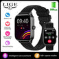 LIGE Smart Watch Answer/Make Call 1.85" Smartwatch for Android iOS Heart Rate Sleep Monitor Pedometer Waterproof Fitness Watches