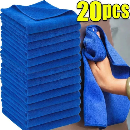 30x60cm Microfiber Cleaning Towel - Super Absorbent Lint-Free Scratch-Free Cloth for Car Washing and Home Use