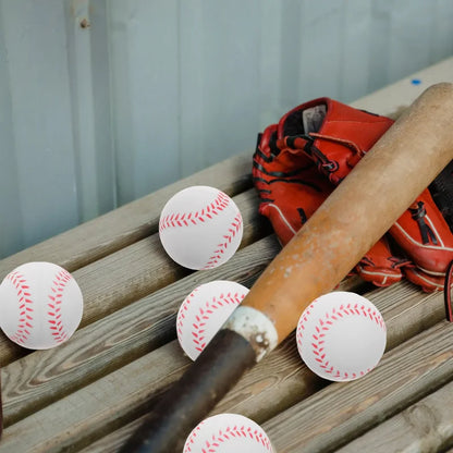 12pcs 6cm PU Baseball Soft Sponge Ball Toy Outdoor Sport Practice Trainning Base Ball Kids Decompression Indoor Outdoor Toy Ball