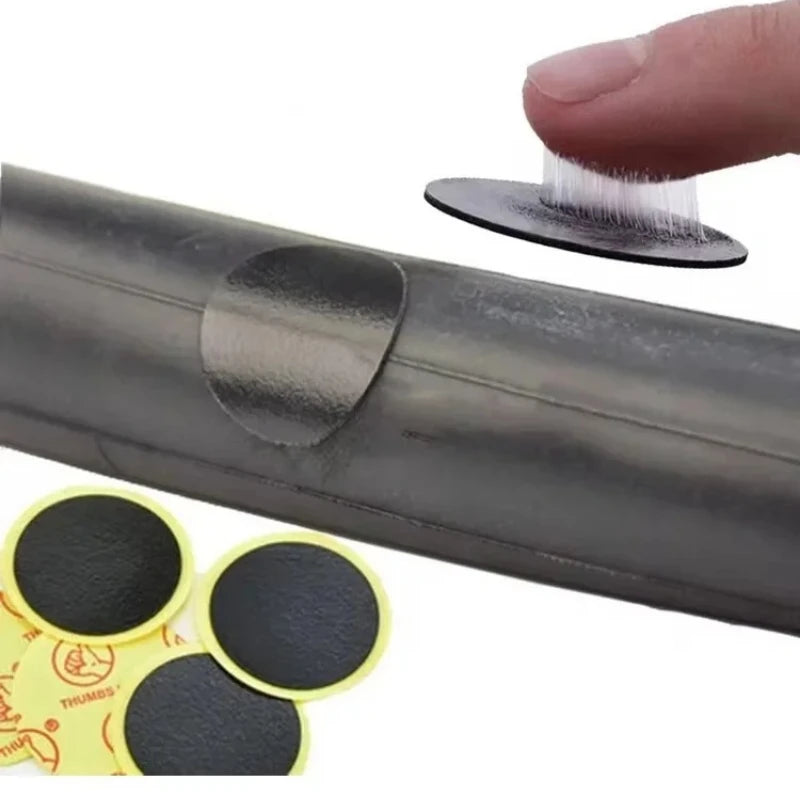 30 20 10PCS Bicycle Glue Free Tire Patches Tool Quick Repairing Tyre Protection Patch Adhesive Quick Drying Bike Accessories