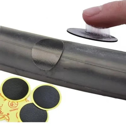 30 20 10PCS Bicycle Glue Free Tire Patches Tool Quick Repairing Tyre Protection Patch Adhesive Quick Drying Bike Accessories