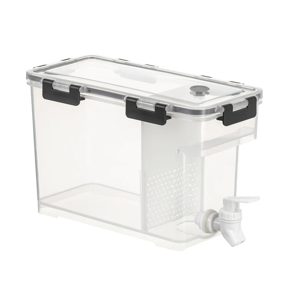 3.5-10L Cold Water Kettle with Faucet Refrigerator Cool Water Bucket Lemonade Bottle Beverage Water Dispenser Drinkware Outdoor