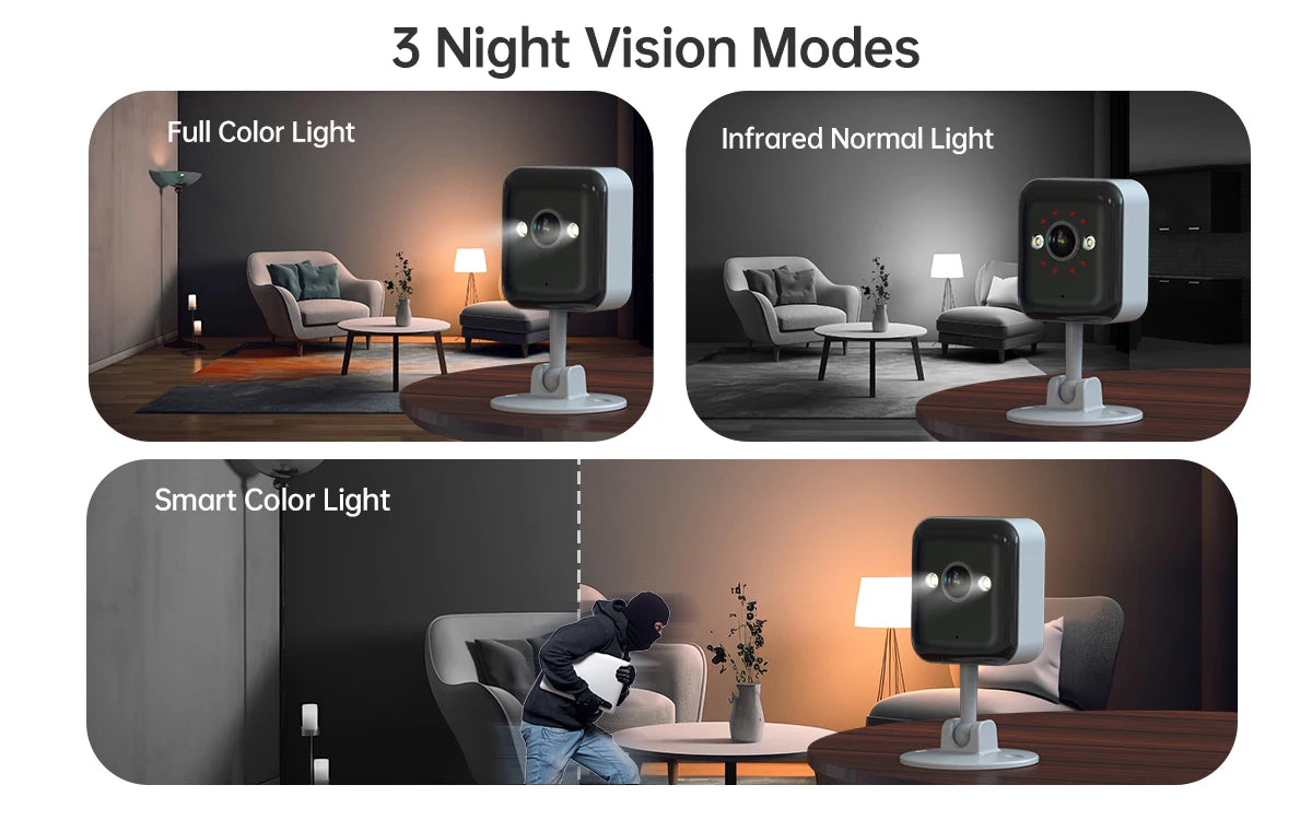 TYRVE 1080P Wifi IP Camera Outdoor CCTV Surveillance Camera 5x Digital Zoom Color Night Mini Security Camera Home Baby Monitor