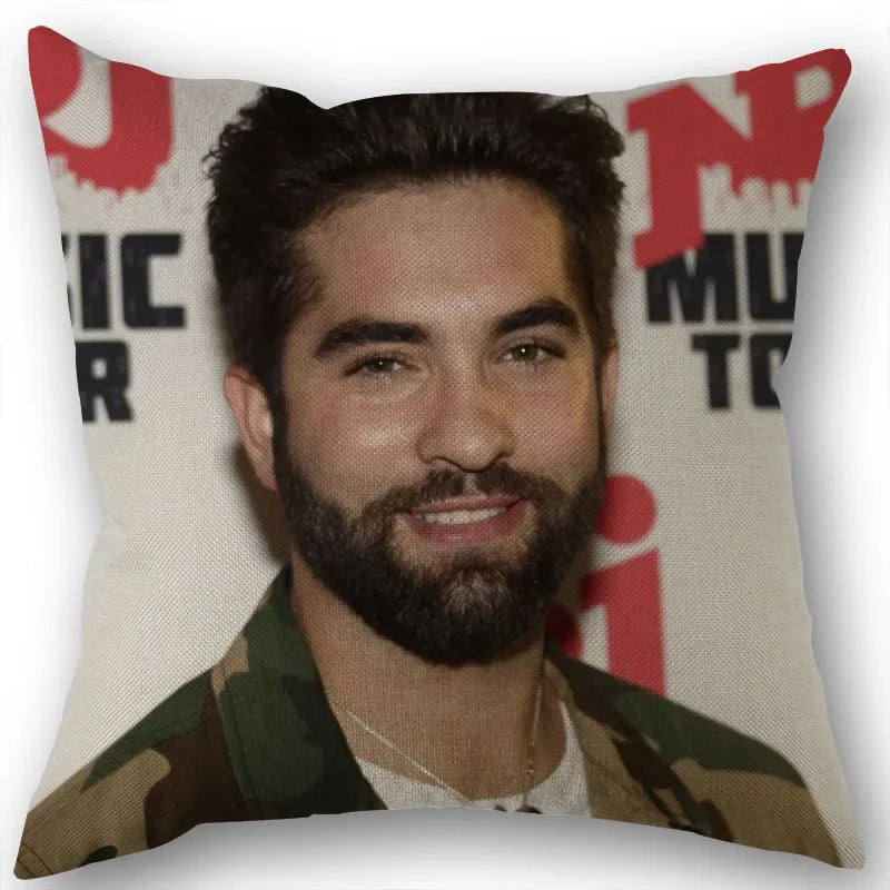 Custom Kendji Girac Pillowcase Home Textile Cotton Pillow Covers Wedding Decorative Pillow Cover Square 45x45CM1210