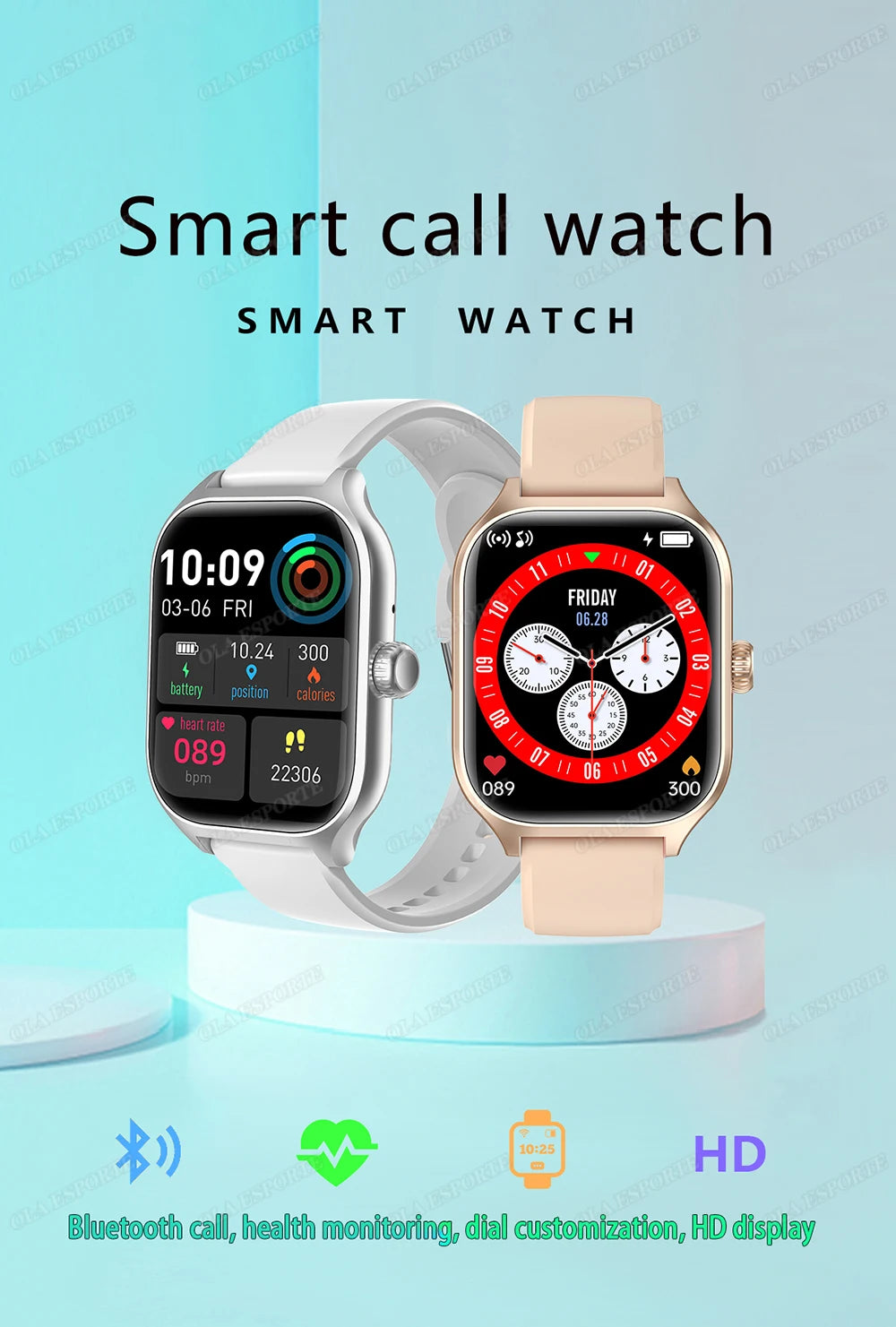Outdoor Military GPS Smart Watch Men Waterproof Multiple Sport Mode Fitness HD Bluetooth Call Smartwatch Men Women Bracelet Ht30