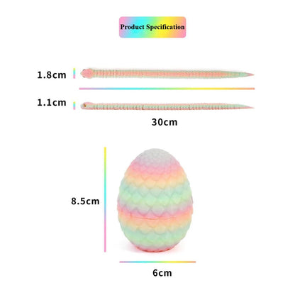 Hot 3D Printing Snake Eggs Home Decoration Creative Pressure-reducing Snake Molds Home Decor Items Moving Rotating Anime Figures
