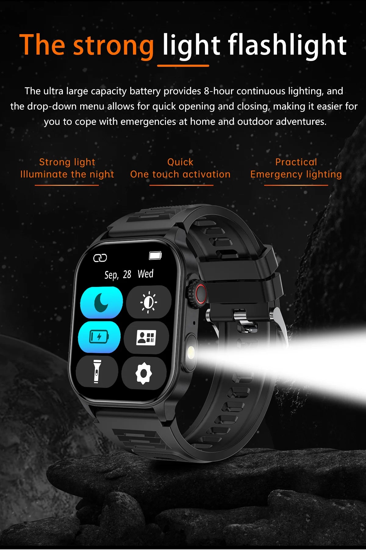 LIGE 2.01" HD Wyświetlacz Smartwatch dla Mężczyzn Kobiet Monitor Zdrowia Zegarki Sportowe Fitness AI Głos Rozmowy Bluetooth Męski Smartwatch Nowość