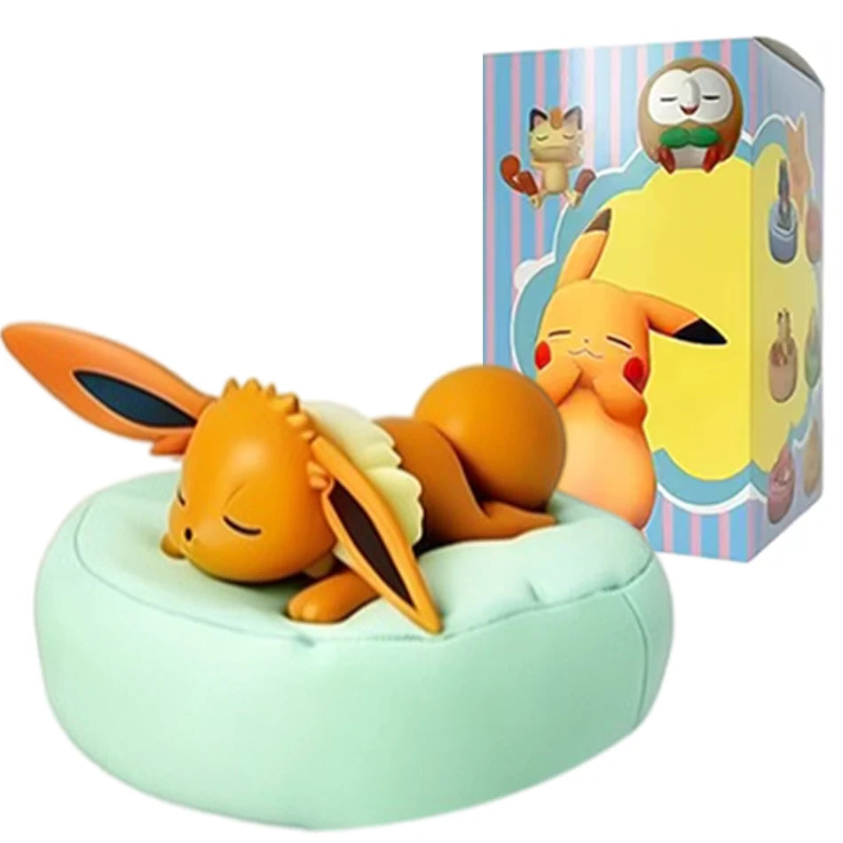 1-9pcs Anime Pokémon Eevee Figure Blind Box Toy Multi Form Series PVC Model Desktop Decoration Birthday Halloween Christmas Gift