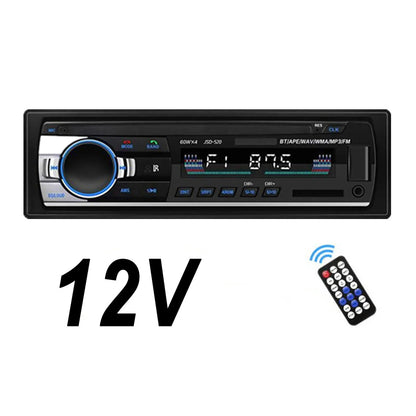 12/24V 60W Car MP3 Player Stereo bluetooth Audio Radio Car Truck Usb Bluetooth Handsfree Call Car USB Card Insert MP3 Radio Kit