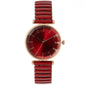 Luxury Treasure Blue Crystal Ladies Quartz Watch - Casual Stainless Steel Stretch Strap Fashion Women's Dress Clock
