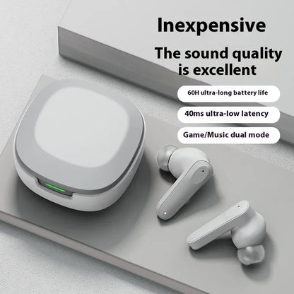 Wireless Earphones Bluetooth HD Call Headphones for Xiaomi True Stereo Sound Headset Sport Game Music In Ear Earbuds With Mic