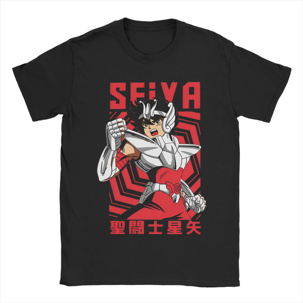 Knights of The Zodiac for Men Women T Shirt Anime Fashion Tee Shirt Short Sleeve Round Neck T-Shirt Cotton Gift Idea Clothes