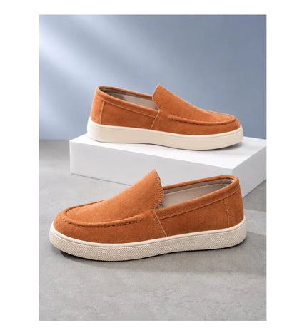 Summer Men's Casual Shoes Comfortable Platform Designer Loafers For Men Moccasins Breathable Slip-on Shoes Man Flat Office Shoes