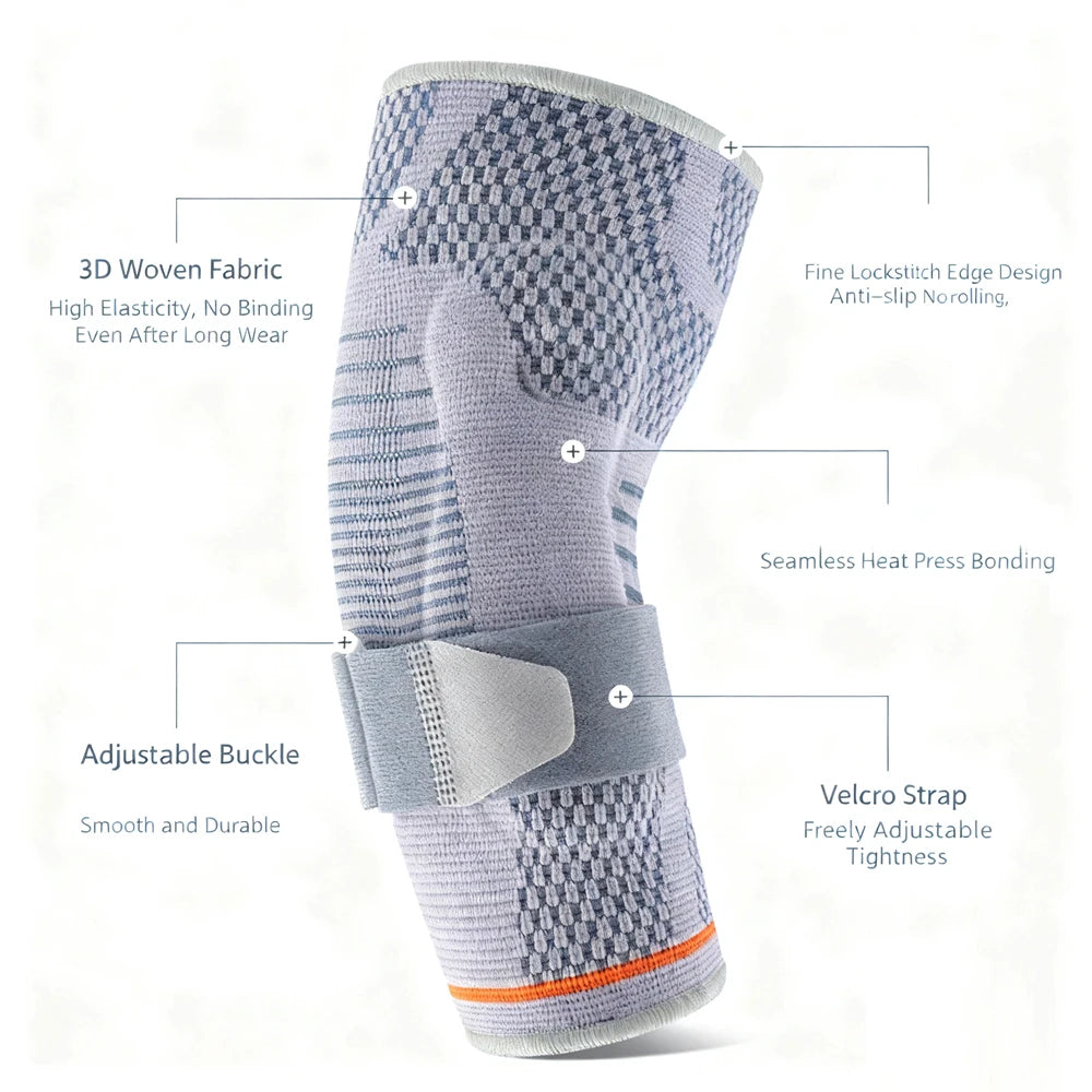 1PCS Elbow Brace - Tennis Compression Sleeve - Wrap for Golfers,Left or Right Arm - Tendonitis Support Strap for Golf,Men Women
