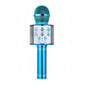 Portable Bluetooth Karaoke Microphone with 5 Voice Changer Reverb Adjustment Recording Function Microphone for Kids Gifts