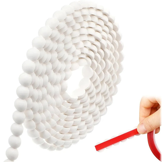 DIY Decoration 3 Meters Wall Molding Trim Flexible Paintable Stick for Walls Beads Self-Adhesive Paneling Strip Backsplash