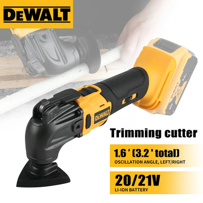 DEWALT 21V Brushless Cordless Oscillating Multi-Tool with 5 Accessories Tool-Free Quick Change for Cutting Sanding Grout Removal