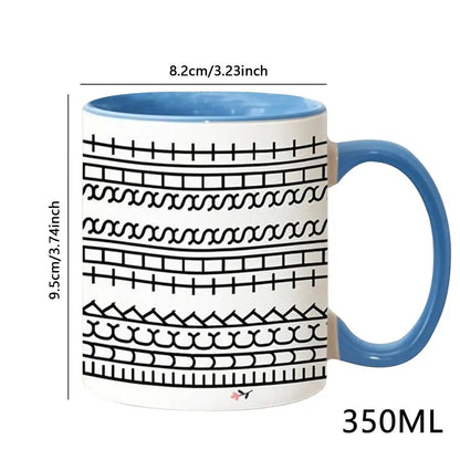 Hide Message Coffee Mug Ceramic Chocolate Milk Cup Modern Coffee Lover Gift Kitchen Accessories Message Coffee Tumbler