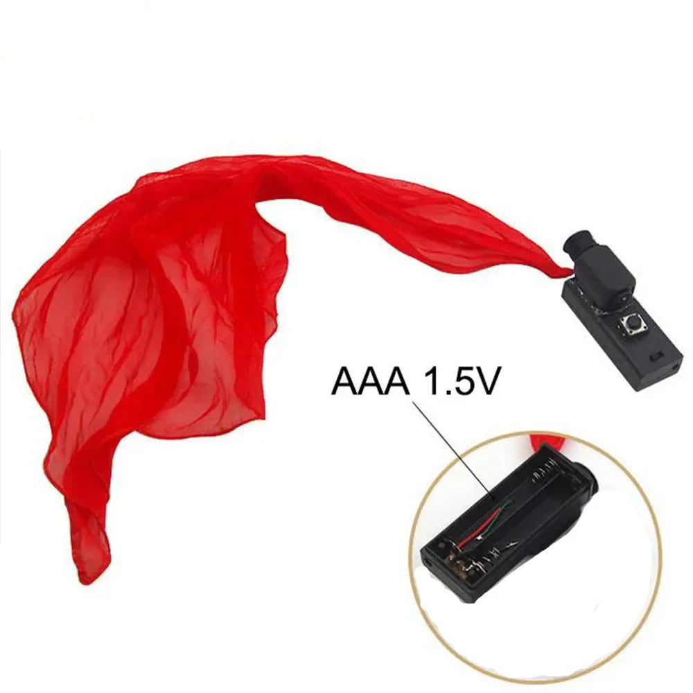Flying Silk - Stage Magic Tricks Magic Electronical Device For Silk Magician Props Close Up Magic Illusion Accessory Gimmicks