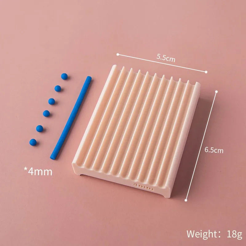 2-in-1 Rubbing Strip Soft Ball Mold Pottery Hand Rolling Shaping Maker for Clay Bead DIY Jewelry Earring Handmade Craft Supplies