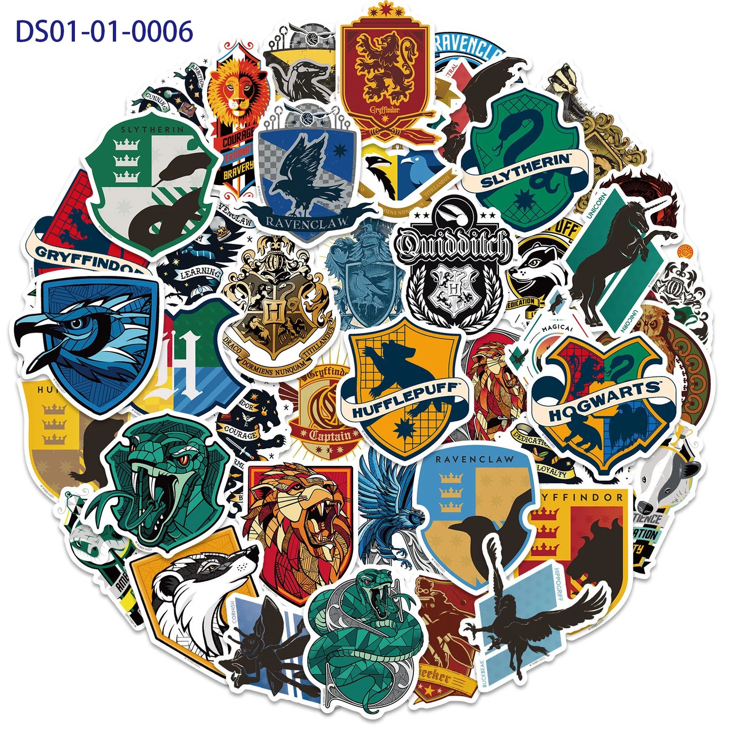Harry Potter Theme Party Favors Gifts Bag Slap Bracelets 50pcs Stickers Keychains Birthday Souvenir Supplies Classroom Rewards