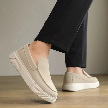Summer Platform Loafers Man Moccasins Big Size 46 Men's Casual Shoes Comfortable Breathable Slip on Designer Shoes For Men Flats