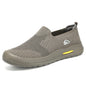 Men's Breathable Mesh Canvas Slip-On Shoes Anti-Odor Lightweight Soft Sole Casual Loafers Male Sneakers Summer cotton shoes