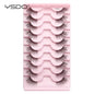 Lashes 3/10 Pairs Half Lashes Cat Eye Natural Long Lashes 3D Mink Eyelashes Full Strip Lashes Makeup Extension Tools