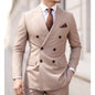 Smart Casual Wedding Men's Suits Slim Fit Tuxedo Blazer Set 2 Piece Formal Business Suit for Groom with Blazer And Pants