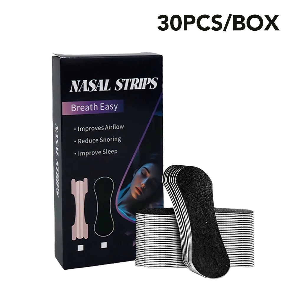 Nasal Strips for Snoring Nasal Patch Correction Physical Expansion Breathable Nasal Patch Better Sleep Anti-Snoring Nasal Strip