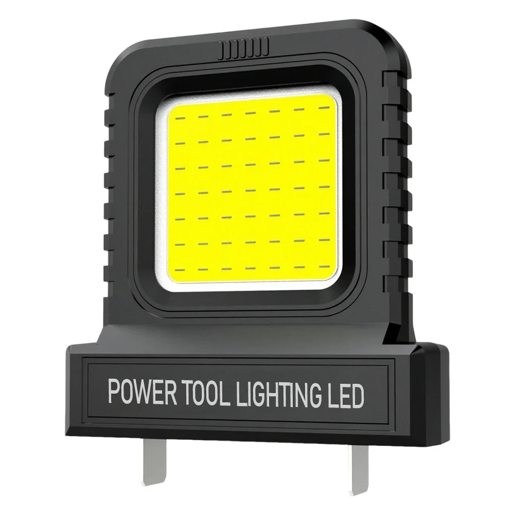 1-5 szt. Lampa robocza LED do elektronarzędzi Makita, Milwaukee, DeWalt, Bosch, Dayi, Lomvum, Zhipu, z akumulatorem litowo-jonowym 18V-21V
